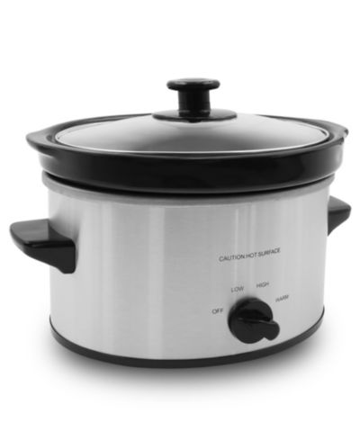 Овальная сковорода из нержавеющей стали Elite Cuisine 2 Quart Slow Cooker
