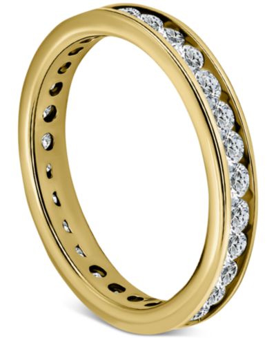 Giani Bernini Cubic Zirconia Eternity Band in 18k Gold-Plated Sterling Silver, Exclusively at Macy's