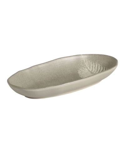 PORTO BRASIL Seiva Stoneware Large Deep Oval Platters, Set of 4