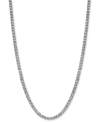 Ожерелье On 34th Crystal All-Around Tennis Necklace, 15" + 2" extender