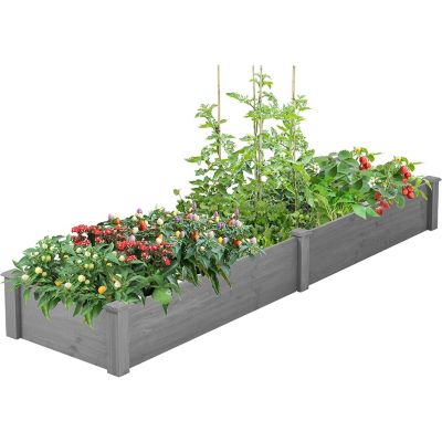 Streamdale Furniture  96" Raised Garden Bed with Tool-Free Assembly