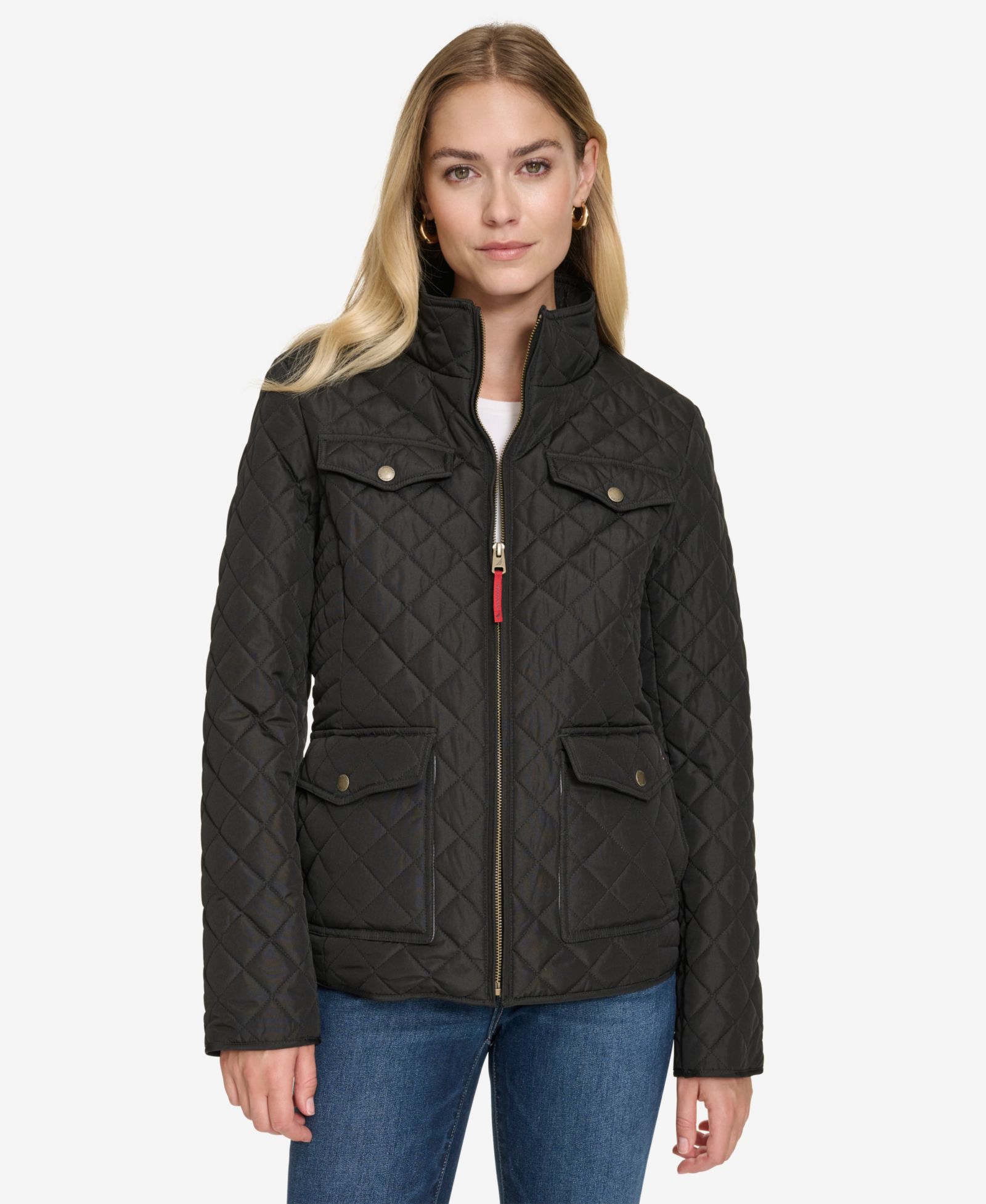 Nautica Women's Solid Quilted Jacket