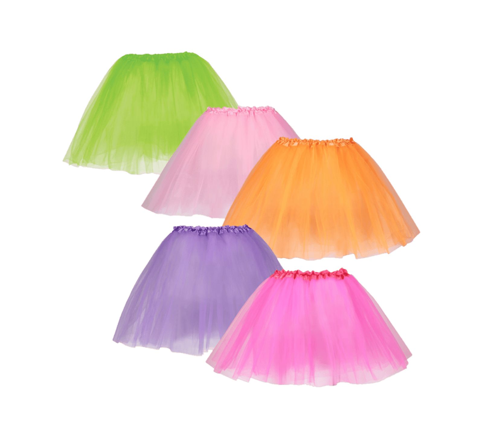 Dress Up America детская юбка пачка Tutu, 3 слоя, комплект из 5 цветов