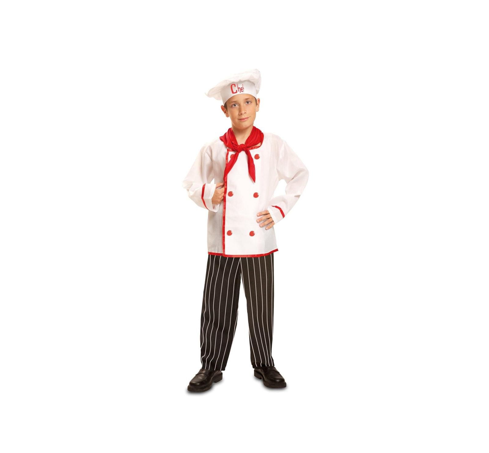 Костюм повара Chef Top, Pants, Scarf & Hat Set - Детский для мальчиков и девочек