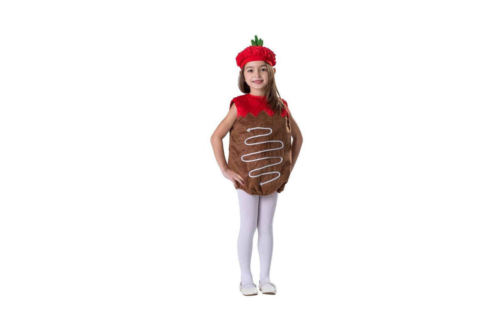 Dress Up America Детский костюм клубники в шоколаде
