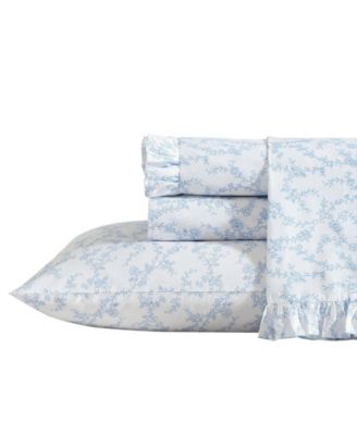 White/Cottage Blue
