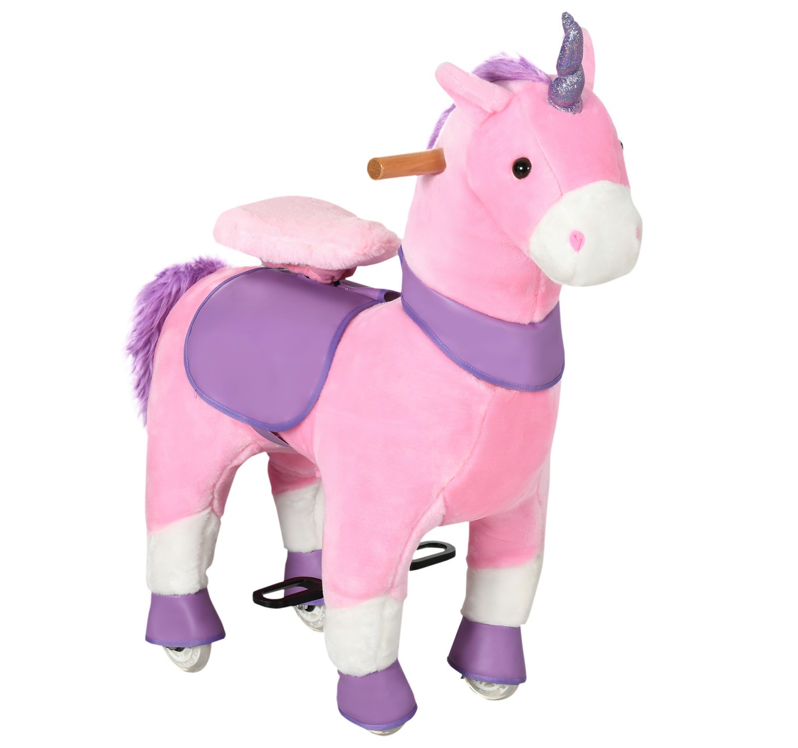 Игрушка-качалка Unicorn с блестящим рогом для детей