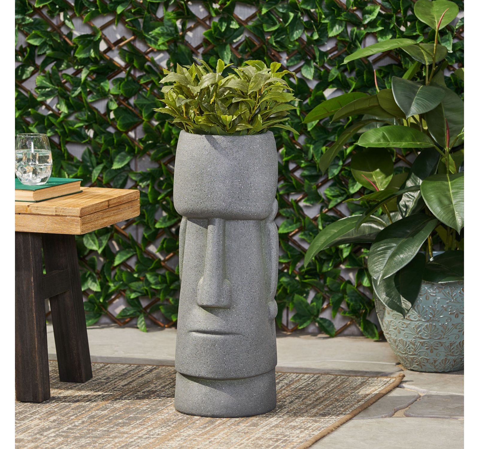 Streamdale Furniture  Elegant Cast Stone Planter For Your Outdoor Oasis