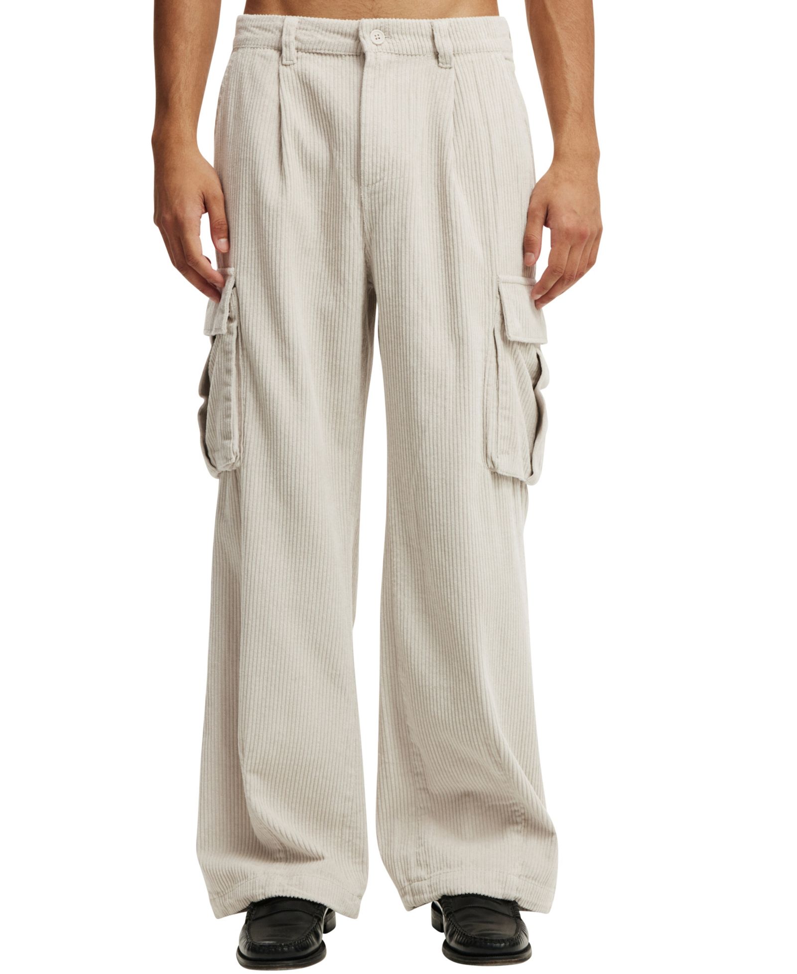 COTTON ON Men's Baggy Pleat Cargo Pant