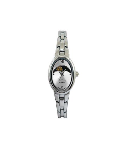 Peugeot Женские серебряные часы Sun Moon Dial, 30x25mm