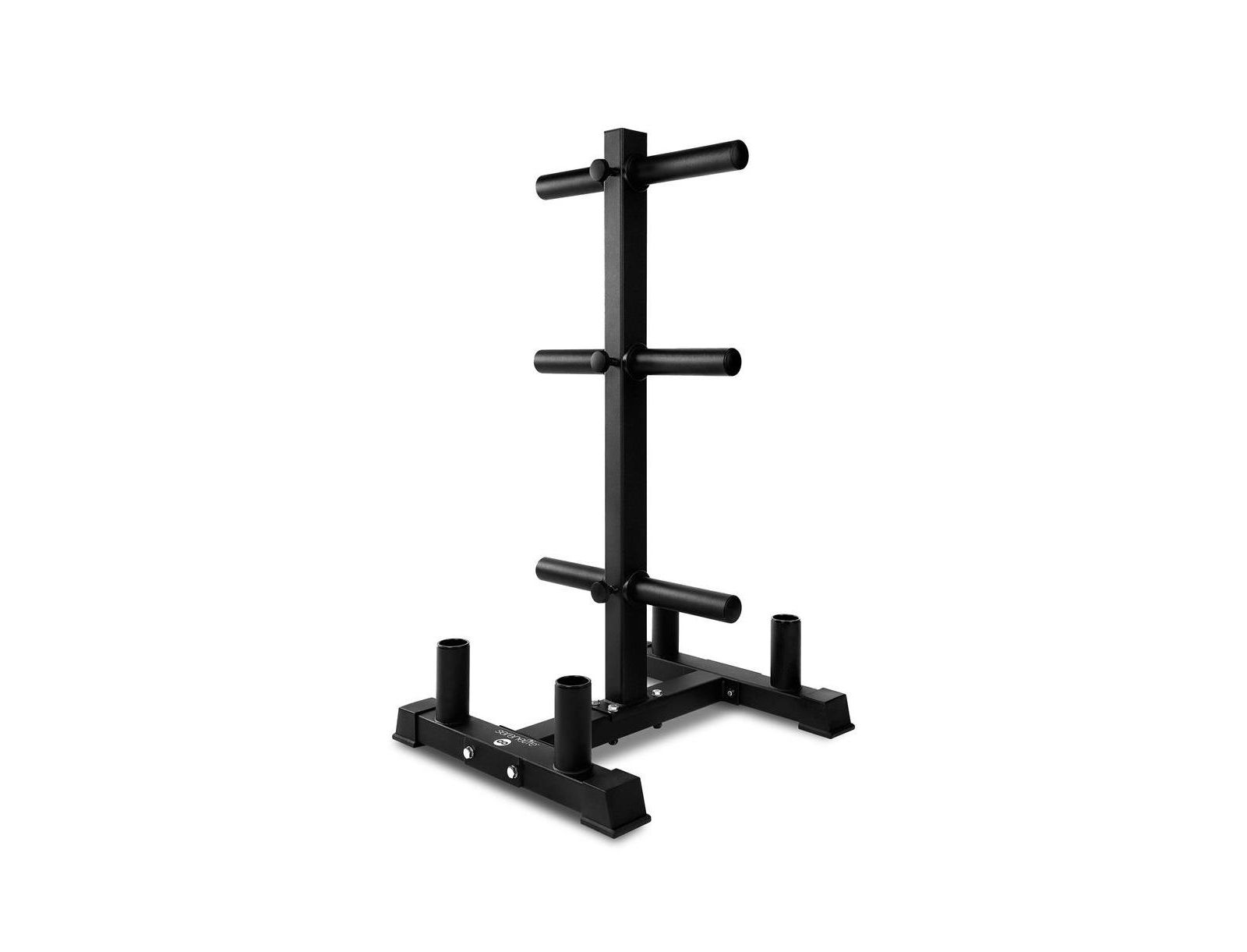 SereneLife Weight Plate Rack with Barbell Holders, 800-Pound Capacity