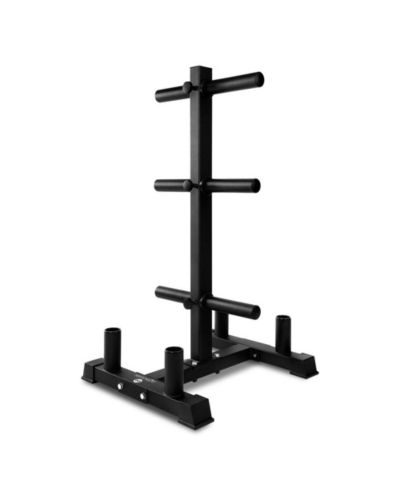 SereneLife Weight Plate Rack with Barbell Holders, 800-Pound Capacity