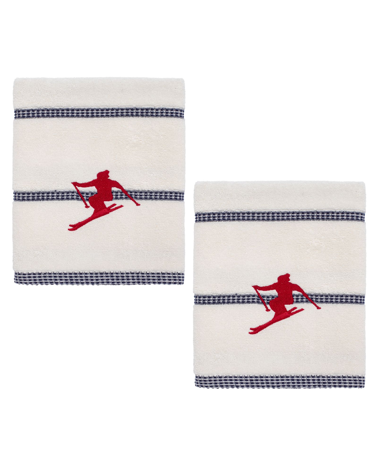IZOD Alpine Cotton 2-Pack Hand Towel Set, 16" x 28"
