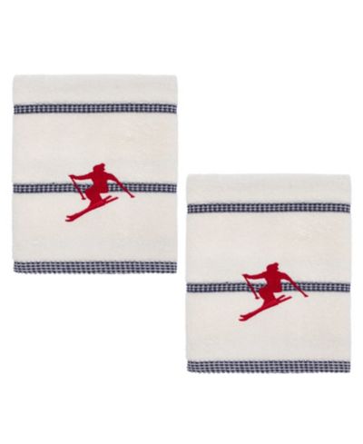 IZOD Alpine Cotton 2-Pack Hand Towel Set, 16" x 28"