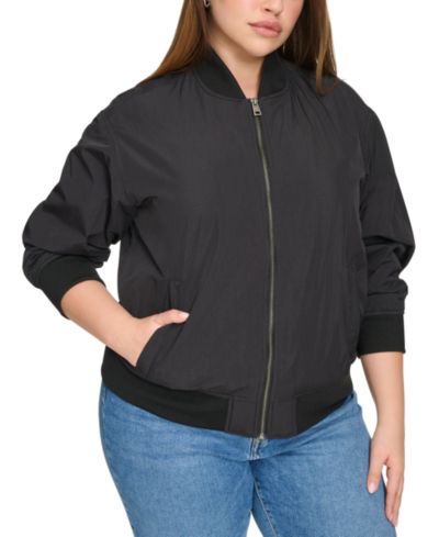Легкая бомбер-куртка Levi's® Trendy Plus Size Zip-Front