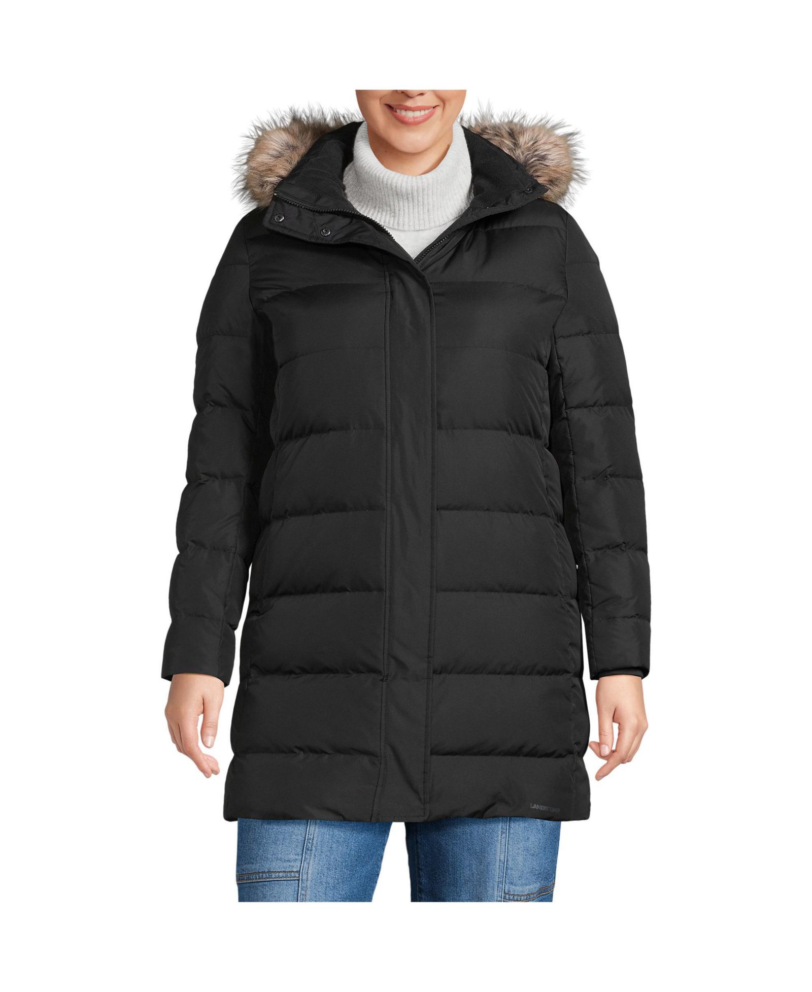 Пуховик Lands' End Plus Size Max 600 Down Puffer
