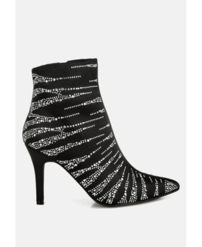 London Rag Женские праздничные ботильоны Toget Satin Rhinestone