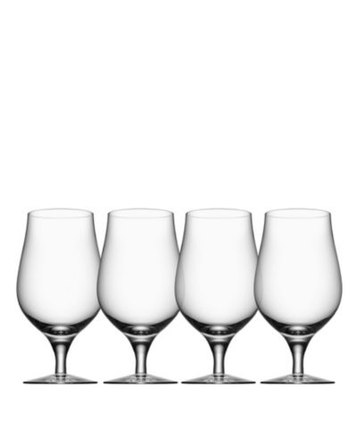 Orrefors Beer Taster Glasses, Set of 4