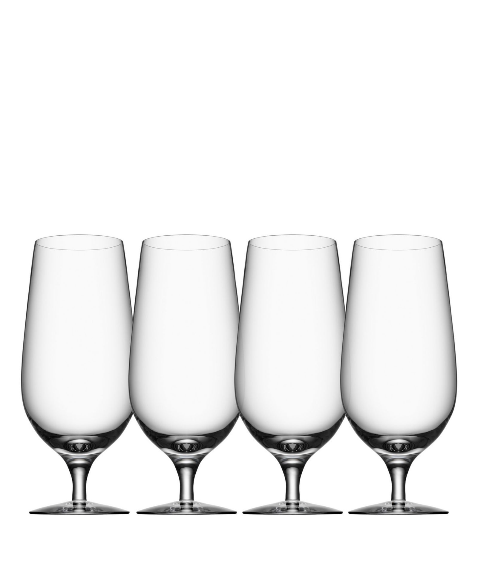 Orrefors Beer Lager Glasses, Set of 4