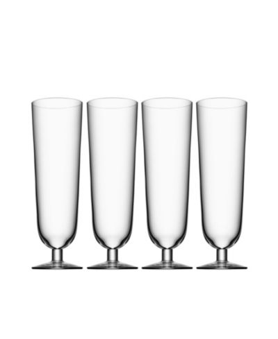 Orrefors Beer Pils Glasses, Set of 4
