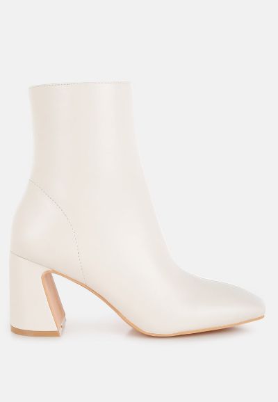 London Rag Womens Bruna Square Toe Ankle Boots