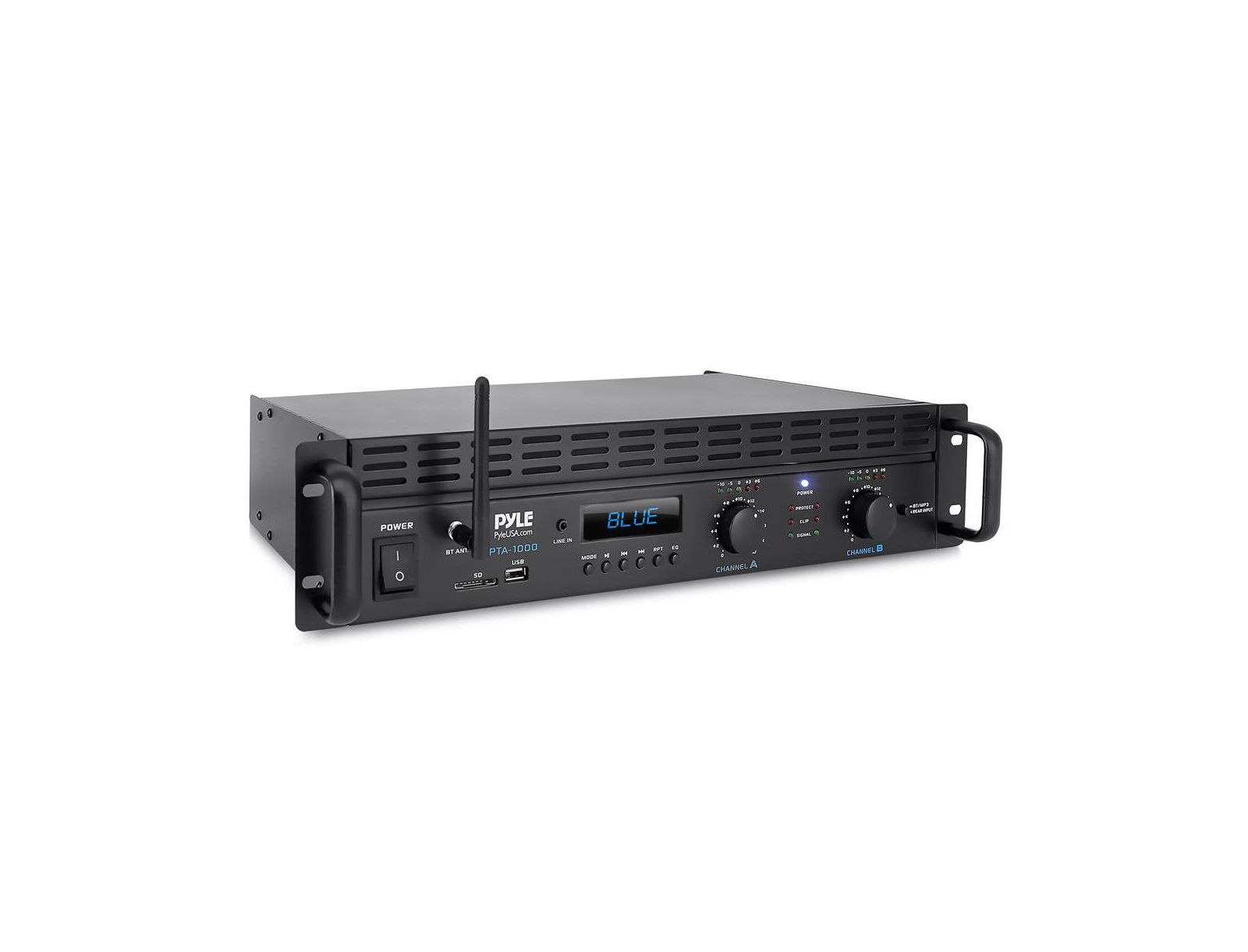 Pyle PTA1000BT 2-Channel Bluetooth 2000-Watt Amplifier