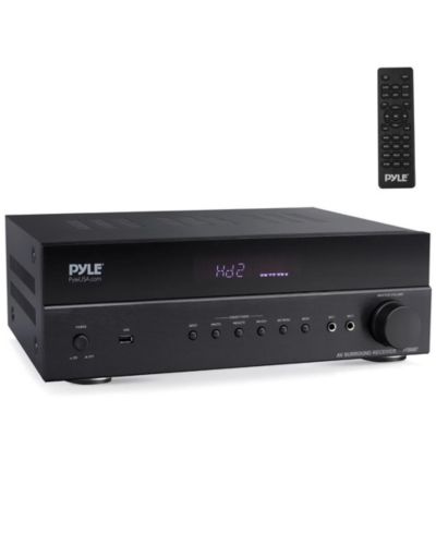 Pyle Hi-Fi 5.2-Channel 1000W Wireless 4K Ultra HD Home Theater Receiver