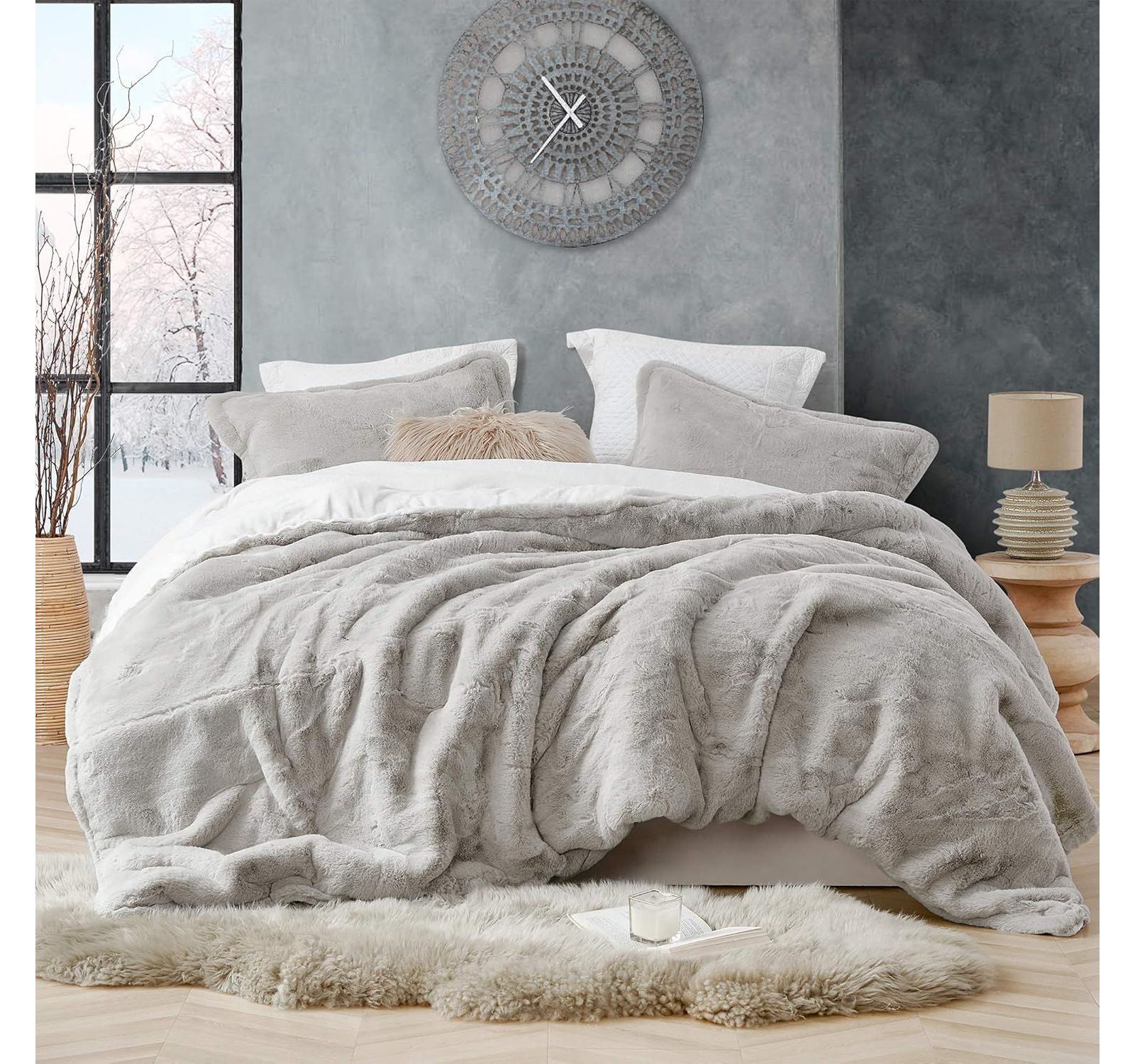 Chunky Bunny - Coma Inducer Oversized Comforter Set - Stone Taupe