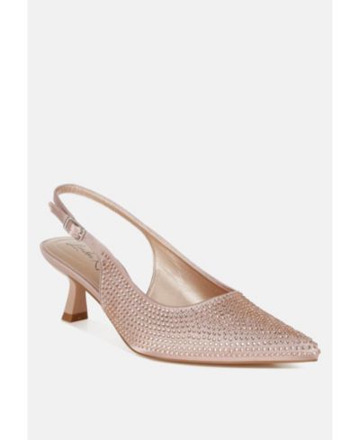 Женские босоножки London Rag Women's Amashi Rhinestones Embellished Slingback