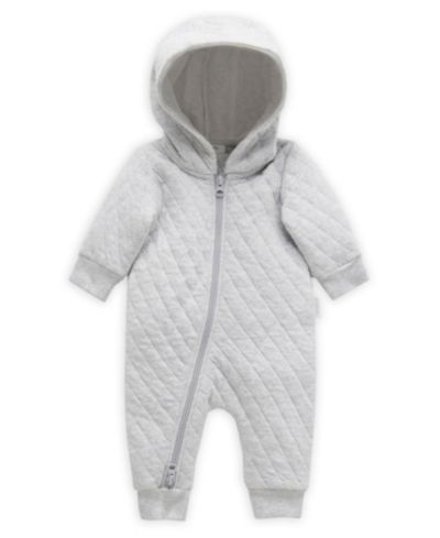 Purebaby Baby Boy and Baby Girl Quilted Coverall