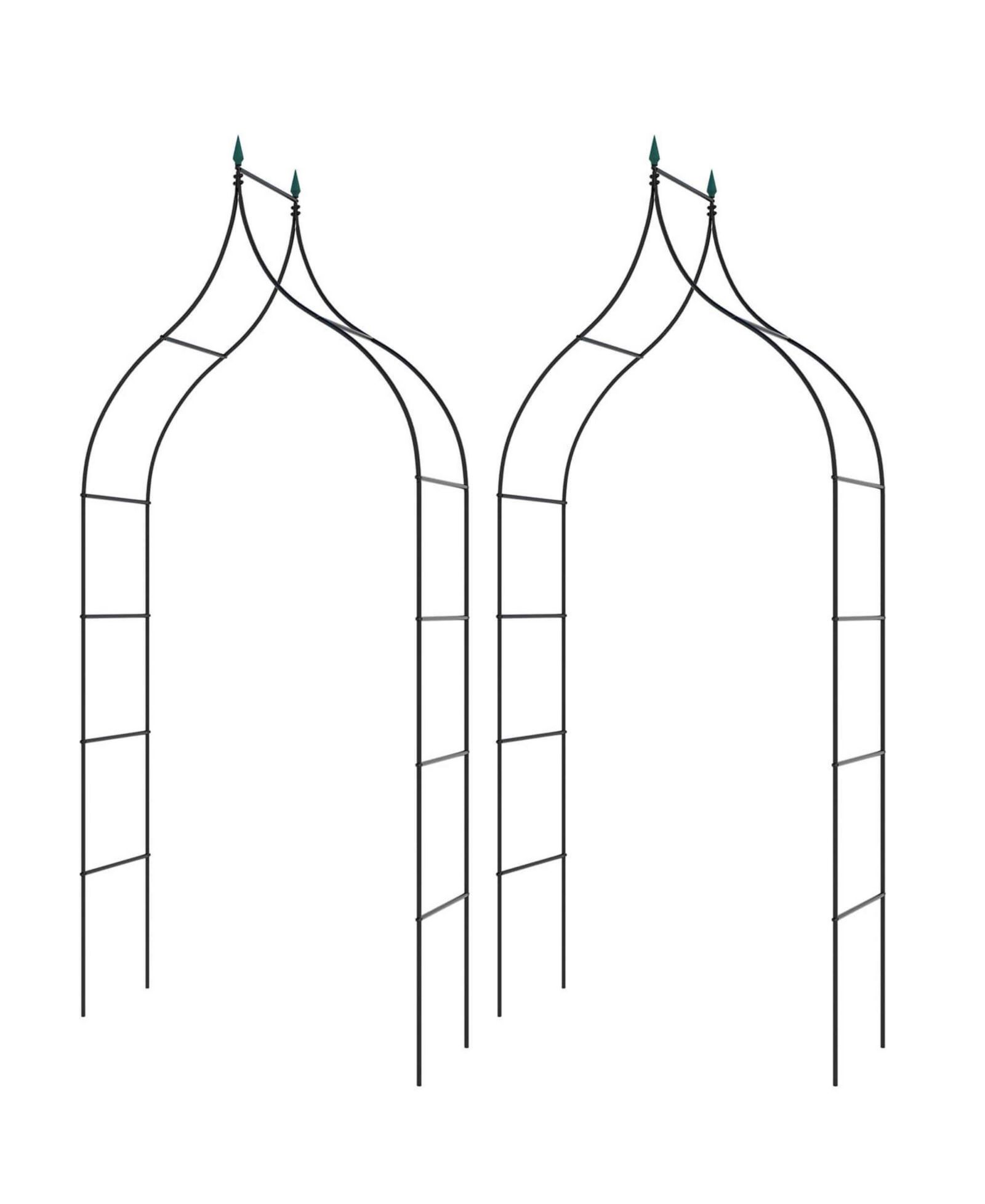 Садовая арка Costway 2 PCS Metal