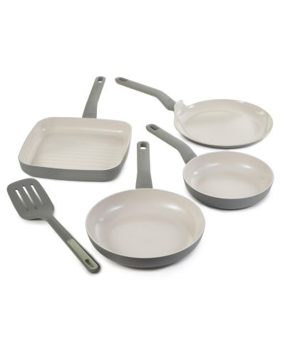 BergHOFF Leo Balance 5Pc Nonstick Ceramic Frying Pan Set with Turner