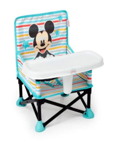 Портативное детское кресло-бустер Bright Starts Baby Mickey Mouse Pop ‘N Sit