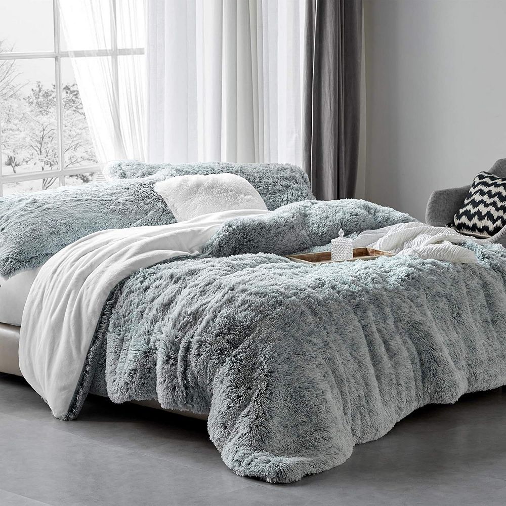 Are You Kidding - Coma Inducer Oversized Comforter Set - Frosted Navy Gray