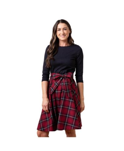 Hope & Henry Women's Hope and Henry Long Sleeve French Skater Dress