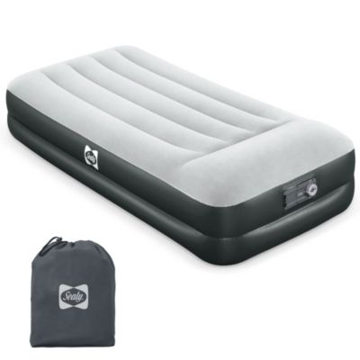 Sealy Baby Tritech Twin Sized 16" Air Mattress Bed 2 Person w/Built-In AC Pump & Bag
