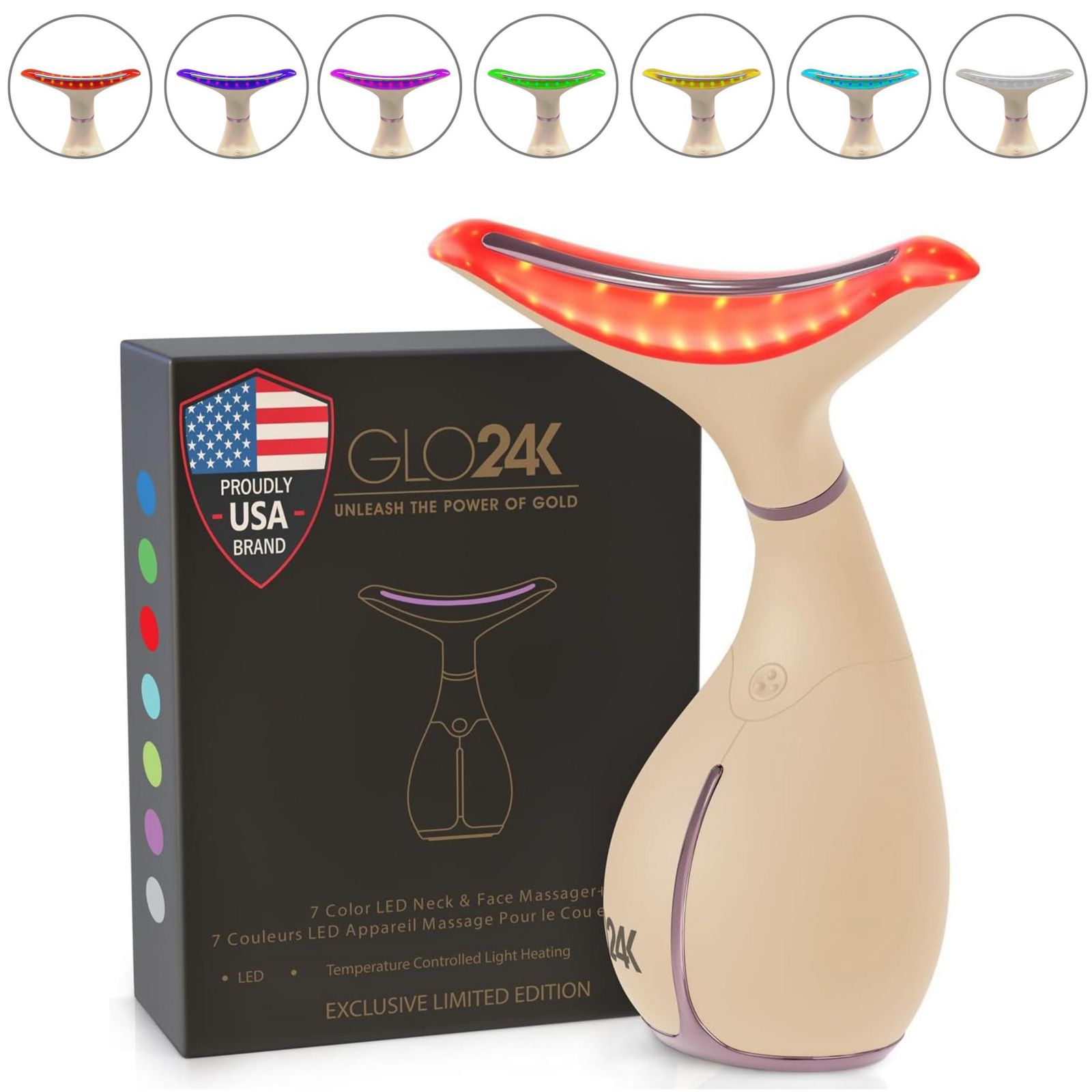 7 Color LED Neck and Face Beauty Device - Limited Edition