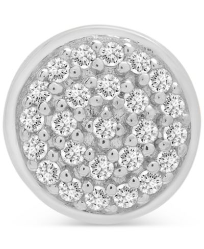 Серьга-гвоздик Wrapped Diamond (1/20 ct. t.w.) из белого или желтого золота 10k