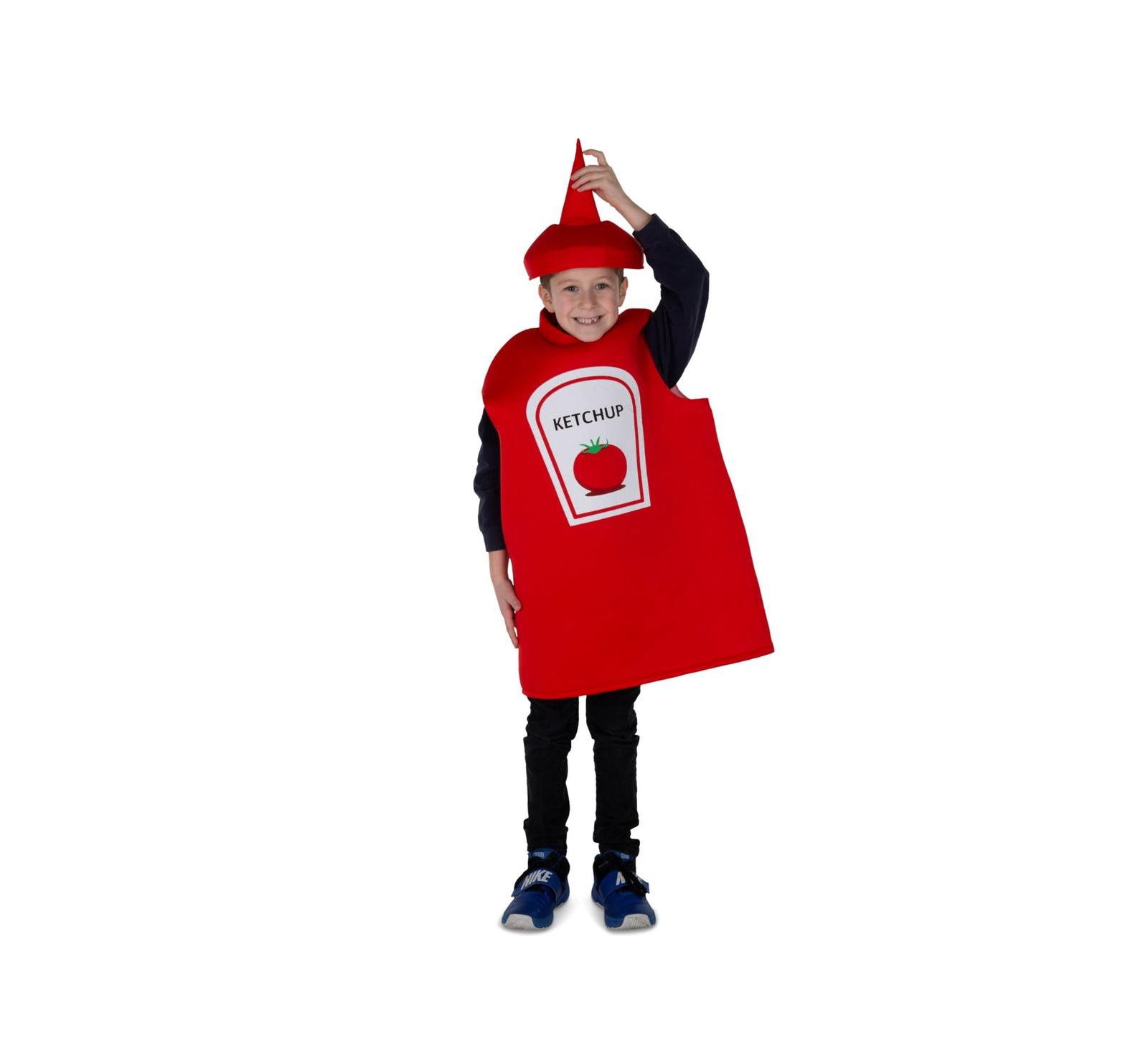Костюм с туникой и шляпой Ketchup Bottle Costume Set - Детский для мальчиков и девочек