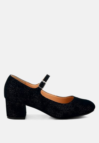 Женские сандалии Rag & Co Bettola Shimmer Suede Mary Jane