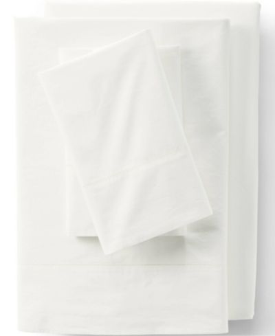 Комплект постельного белья Lands' End 300 Thread Count Cotton Percale