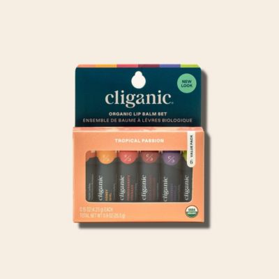 Cliganic тропический бальзам для губ, 6 шт.