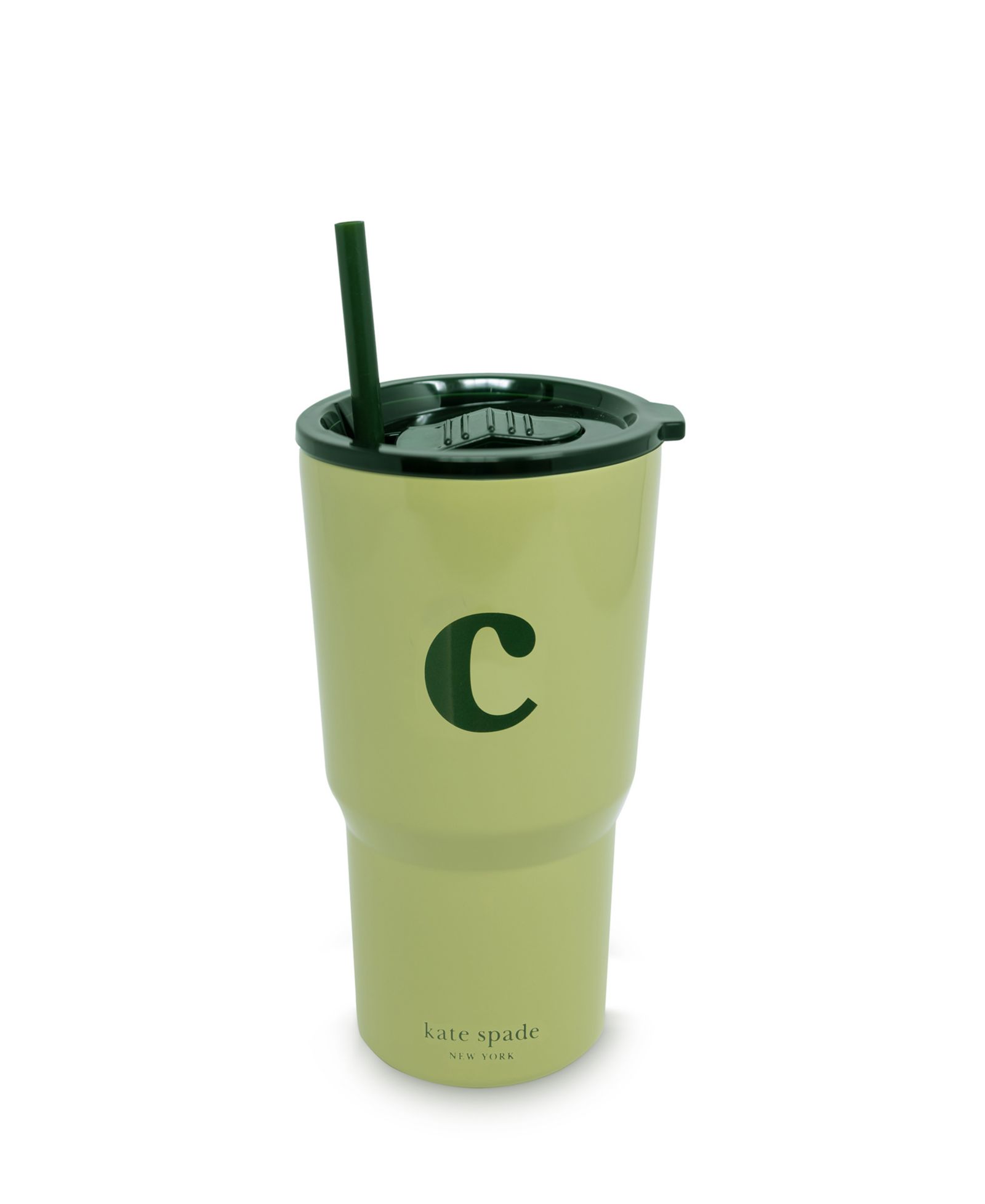 Термокружка Kate Spade New York Just Mine Initial, нержавеющая сталь, 20 oz, цвет C