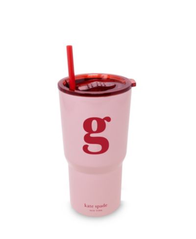 Kate Spade New York Just Mine Initial Stainless Steel 20 oz. Tumbler, G