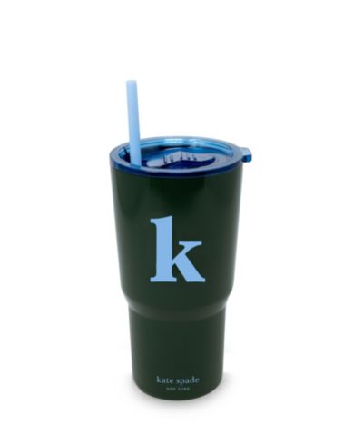Kate Spade New York Just Mine Initial Stainless Steel 20 oz. Tumbler, K
