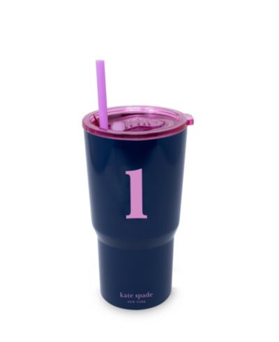 Kate Spade New York Just Mine Initial Stainless Steel 20 oz. Tumbler, L