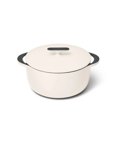 Чугунная жаровня Caraway Dutch Oven с плоской крышкой, 6.5-Quart