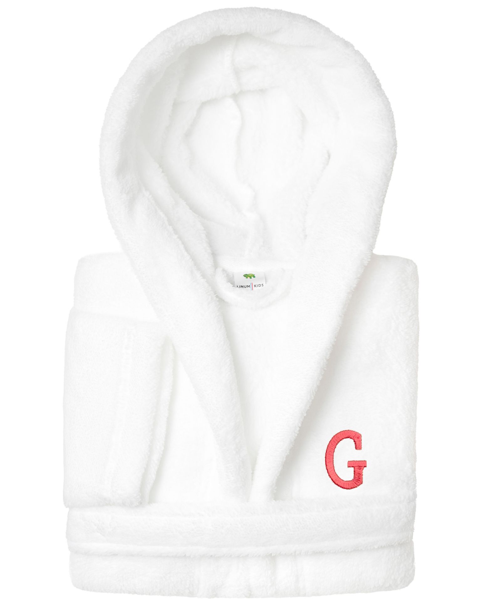 Детский махровый халат Linum Home Personalized Hooded Bathrobe
