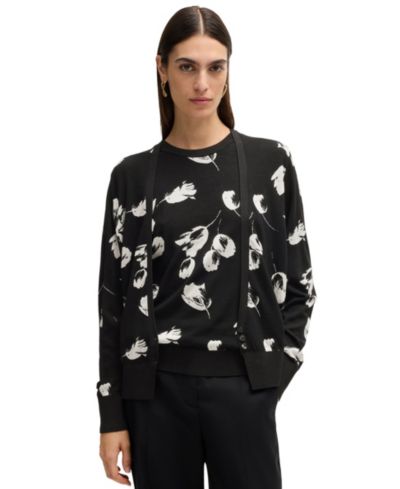 BOSS by Hugo Boss Women's Merino Wool-Blend Cardigan