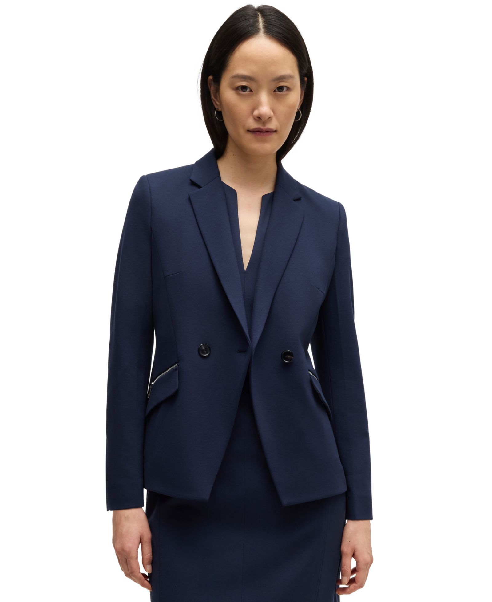 BOSS by Hugo Boss Женский приталенный блейзер